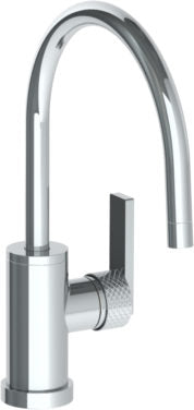 Watermark - Lily Deck Mounted 1 Hole Gooseneck Kitchen Faucet