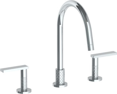Watermark - Lily Deck Mounted 3 Hole Gooseneck Kitchen Faucet