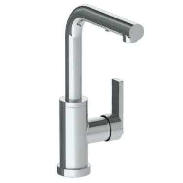 Watermark - Lily Deck Mounted 1 Hole Square Top Prep Faucet with Pull Out Spray