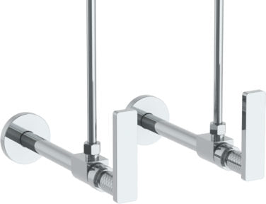 Watermark - Lily Lavatory Angle Stop Kit -1/2 Inch Sweat x 3/8 Inch OD Compression