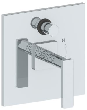 Watermark - Lily Wall Mounted Pressure Balance Shower Trim with Diverter, 7 Inch dia.