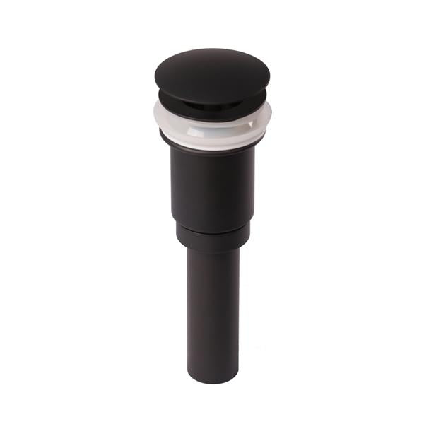 Lacava - Click-Clack Drain For European Lavatories, With Round Dome Cover, No Overflow Holes. Diam: 2 5/8”
