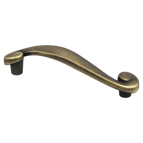 Berenson - Sonata 96mm CC Rustic Brushed Brass Pull