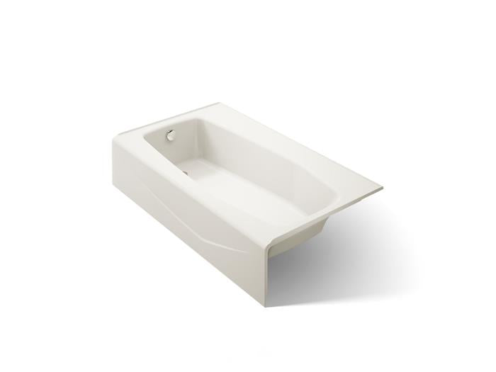 Kohler - Villager 60 X 34-1/4 Inch Alcove Bath With Integral Apron, Left Drain