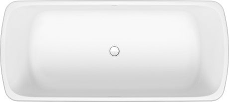 Duravit - Qatego 70 7/8" x 31 1/2" Rectangular Freestanding Bathtub in White Solid Surface