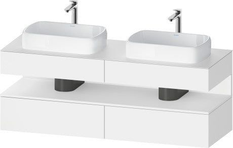 Duravit - Qatego 63" Double Vanity Cabinet, Sink Sold Separately