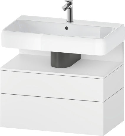 Duravit - Qatego 31 1/8" Single Vanity Cabinet in Black Oak, Sink Sold Separately