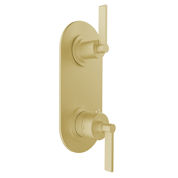 Santec - Liza Trim - 1/2 Inch Thermostatic Trim With One Way Volume Control