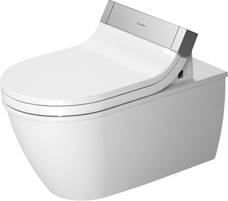 Duravit - Darling New 1.6/0.8 GPF Dual Flush ADA Compliant Elongated Wall Mounted Toilet