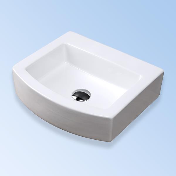 Lacava - Plaza Above Counter Porcelain Bathroom Sink Without An Overflow