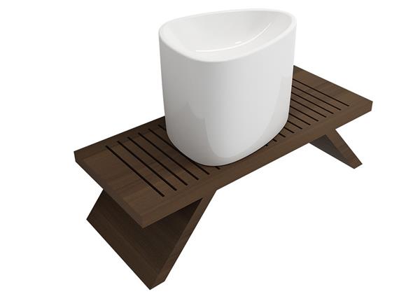 Bocchi - Etna Wooden Bench 47 Inch