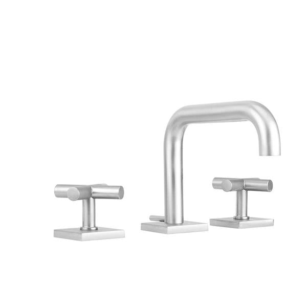 Jaclo - Downtown Contempo Slim Faucet with Square Escutcheons & Contempo Slim Lever Handles