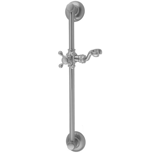 Jaclo - 24 Inch Traditional Wall Bar with Ball Cross Handle