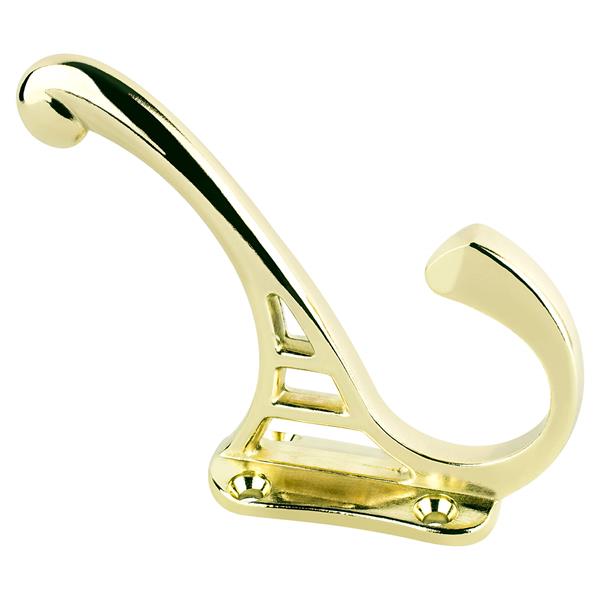Berenson - Prelude Polished Brass Coat Hook