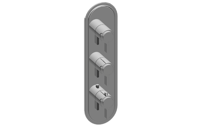 Graff - Pantheon M-Series Valve Trim with Three Handles