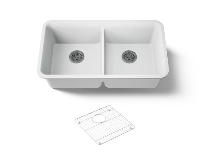 Kohler - Cairn 33-1/2 Inch Undermount Double-Bowl Kitchen Sink