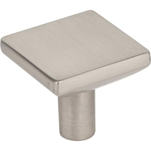 Elements - 1-1/4 Inch Overall Length Walker 1 Square Knob