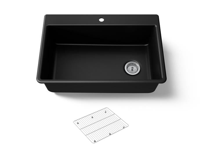 Kohler - Kennon 33 Inch Top-/Undermount Single-Bowl Kitchen Sink