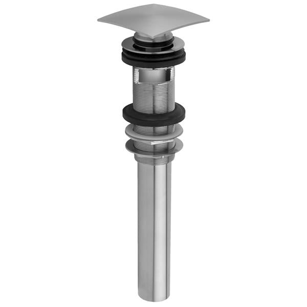 Jaclo - Finger Touch Square Lavatory Drain with Overflow