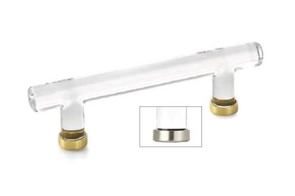 Emtek - Glass Bar Pull, 4 Inch C-C
