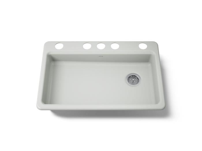 Kohler - Riverby 33 Inch Undermount Single-Bowl Kitchen Sink