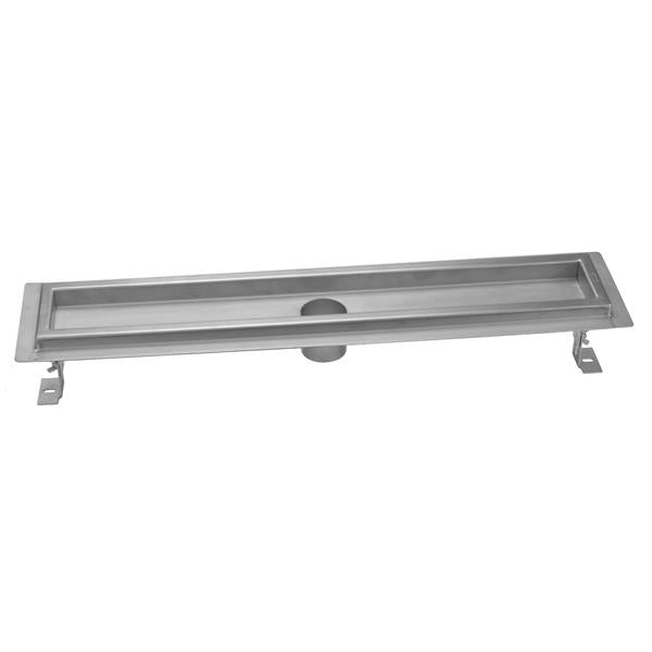 Jaclo - 48 Inch Bottom Outlet Channel Drain Body