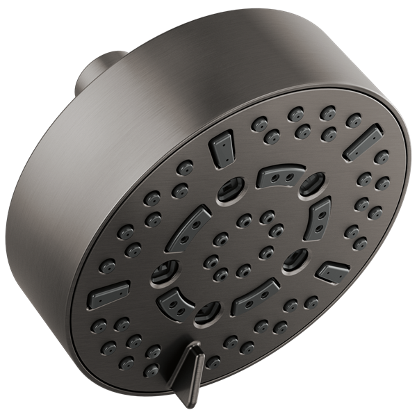 Brizo - Essential Shower 5 Inch Linear Round H2Okinetic Multi-Function Wall Mount Shower Head - 1.75 GPM