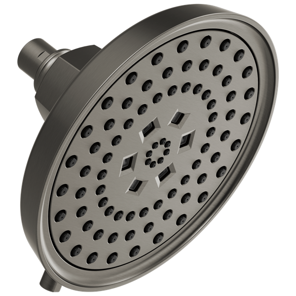 Brizo - Invari 7 5/8 Inch H2Okinetic Round Multi-Function Shower Head - 2.5 GPM