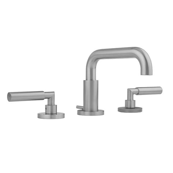 Jaclo - Downtown Contempo Faucet with Round Escutcheons & Contempo Hub Base Lever Handles