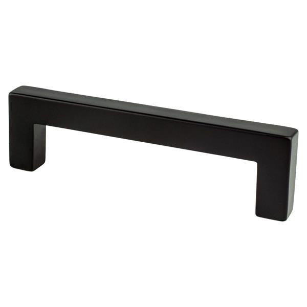 Berenson - Contemporary Advantage One 96mm CC Matte Black Square Pull