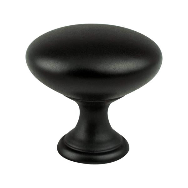 Berenson - Traditional Advantage One Matte Black Round Knob