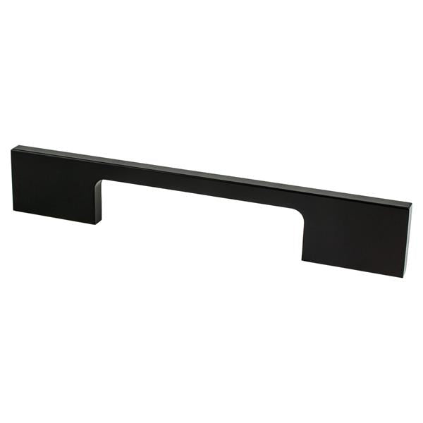 Berenson - Contemporary Advantage Two 96mm CC Matte Black Rectangle Pull