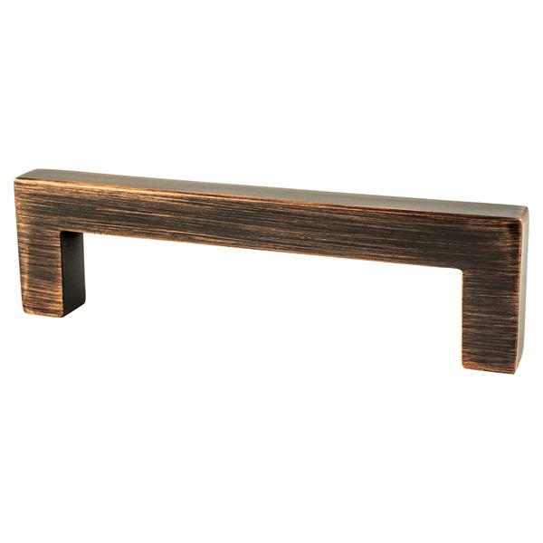 Berenson - Contemporary Advantage One 96mm CC Verona Bronze Square Pull