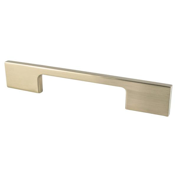 Berenson - Contemporary Advantage Two 96mm CC Champagne Rectangle Pull