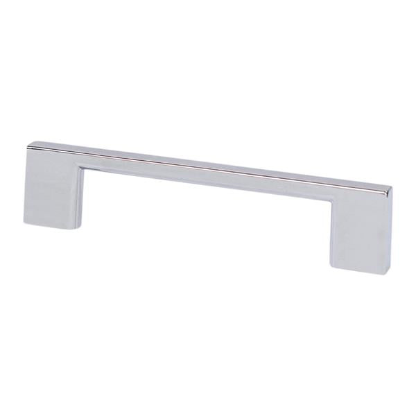 Berenson - Transitional Advantage Four 96mm CC Polished Chrome Rectangle Pull