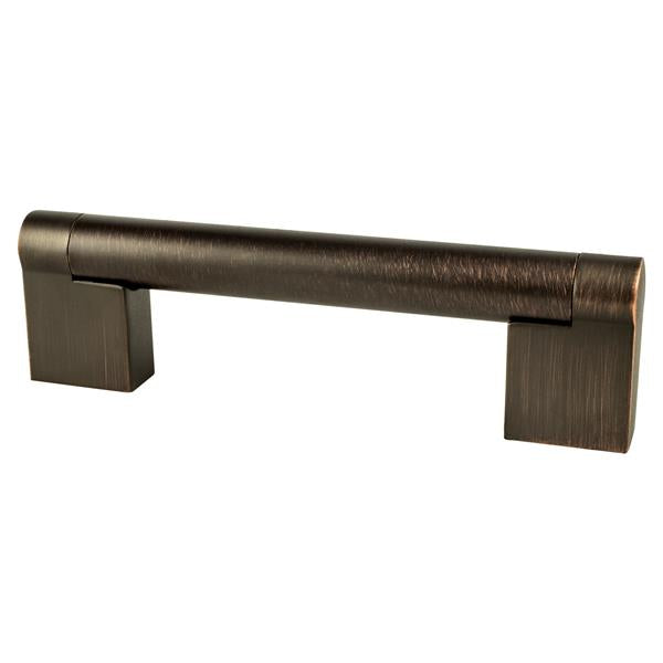 Berenson - Contemporary Advantage Three 96mm CC Verona Bronze Bar Pull