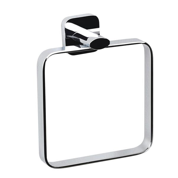 Lacava - Aquatre Wall-Mount Towel Ring Made Of Chrome Plated Brass. W: 6 1/8 Inch, D: 2 1/4 Inch, H: 7 3/8 Inch.