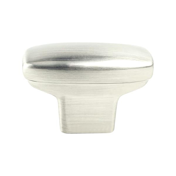Berenson - Transitional Advantage One Brushed Nickel Rounded Rectangle Knob