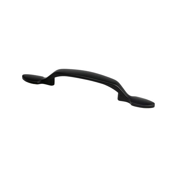 Berenson - Traditional Advantage Two 3 inch CC Matte Black Spade End Pull