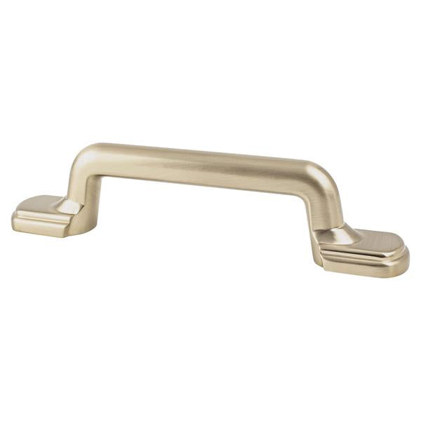 Berenson - Traditional Advantage Two 3 inch CC Champagne Rounded End Pull