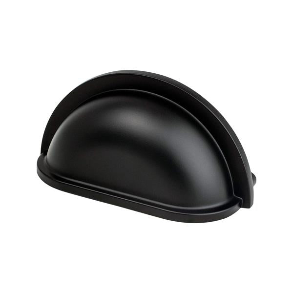 Berenson - Traditional Advantage Three 3 inch CC Matte Black Cup Pull