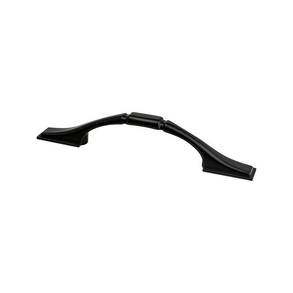 Berenson - Traditional Advantage One 3 inch CC Matte Black Squared End Pull