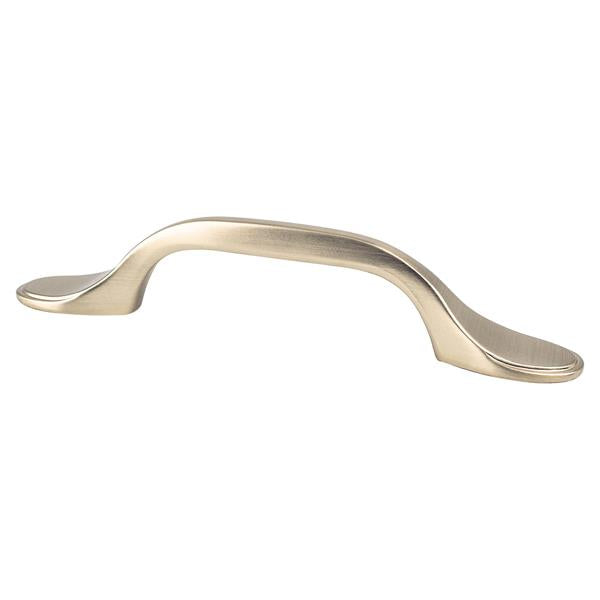 Berenson - Traditional Advantage One 3 inch CC Champagne Rounded End Pull