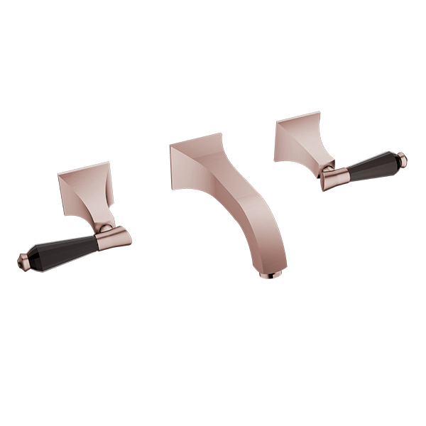 Santec - Edo Crystal Wall Mount Widespread Lavatory