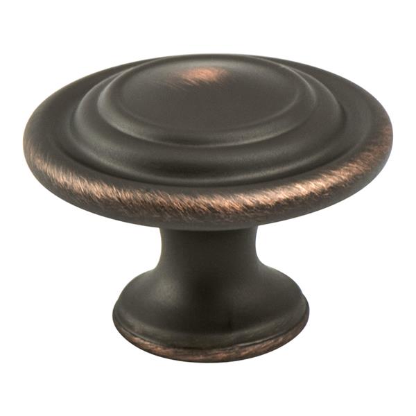 Berenson - Traditional Advantage Four Verona Bronze Ringed Knob
