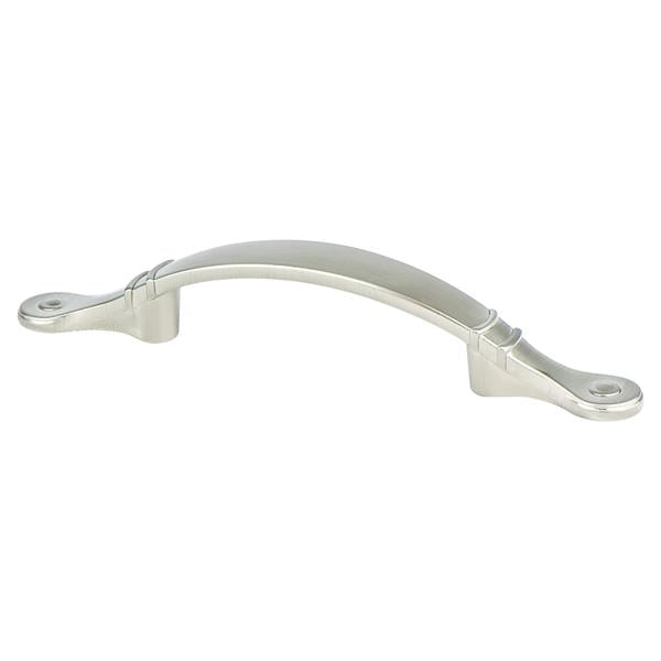 Berenson - Traditional Advantage Four 3 inch CC Brushed Nickel Ringed Arch Pull