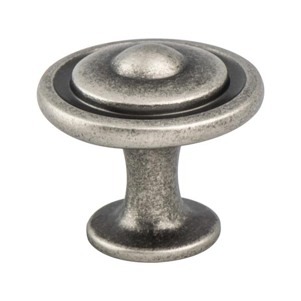 Berenson - Traditional Advantage Three Weathered Nickel Button Knob