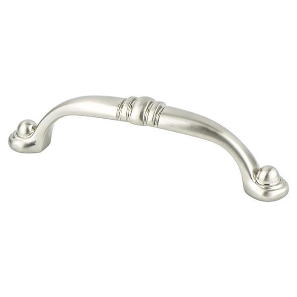 Berenson - Traditional Advantage Three 96mm CC Brushed Nickel Antique Pull