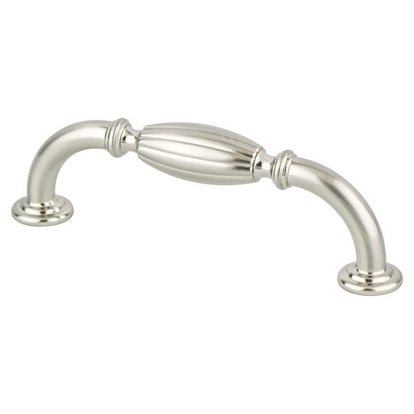 Berenson - Advantage Plus Five 96mm CC Brushed Nickel Fluted Pull