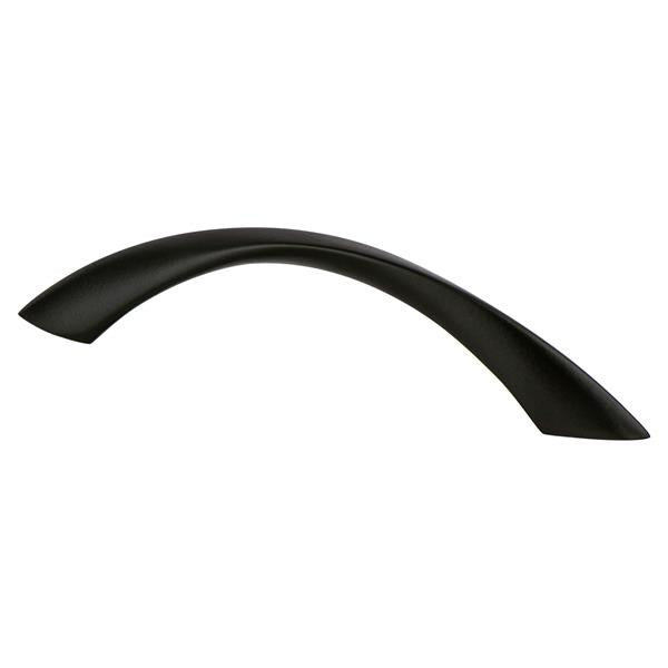 Berenson - Contemporary Advantage Five 96mm CC Matte Black Twisted Arch Pull